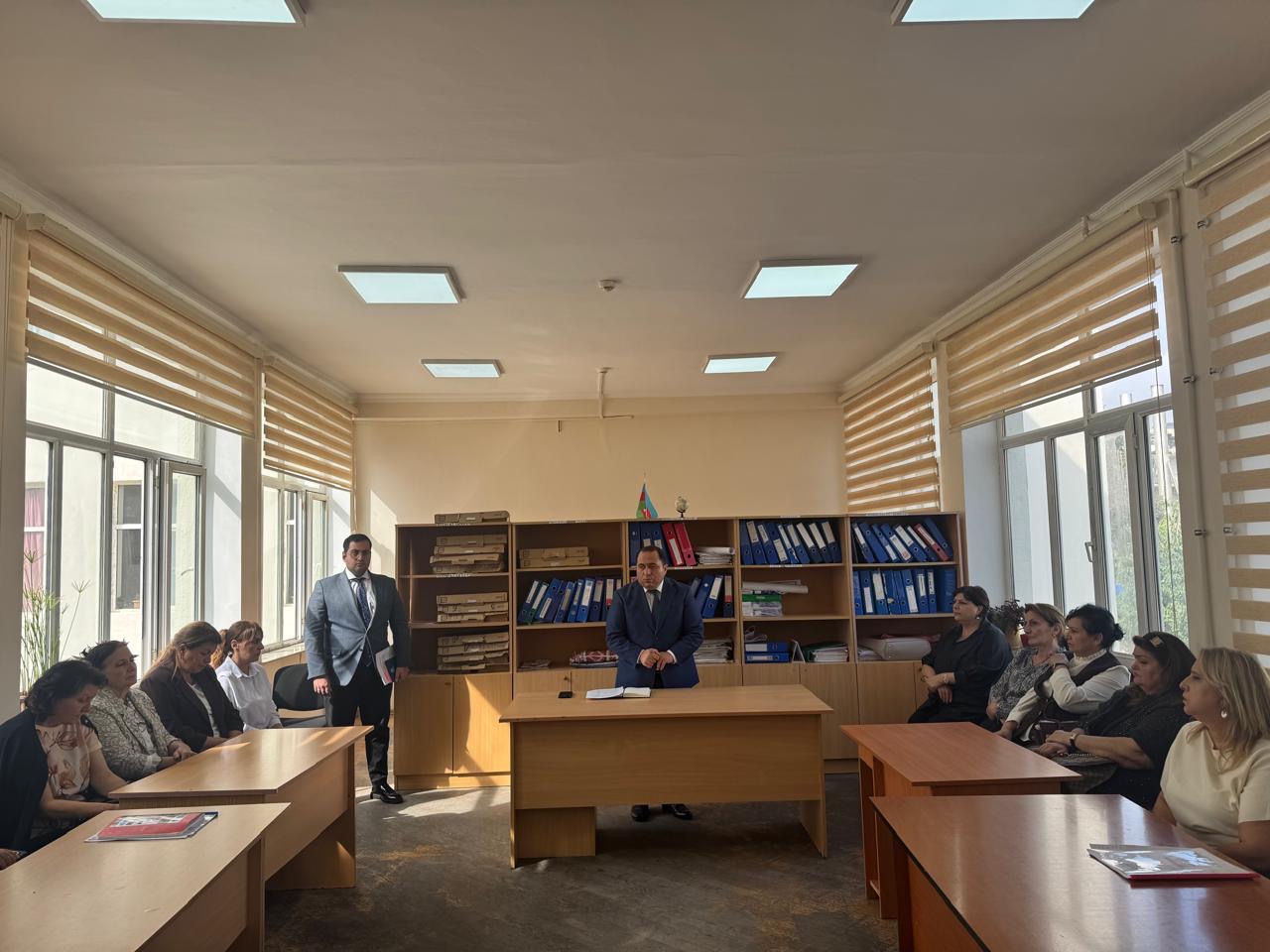 YAP Nərimanov rayon təşkilatı tərəfindən Prezident, Yeni Azərbaycan Partiyasının sədri cənab İlham Əliyevin partiyanın VIII Qurultayında çıxışından irəli gələn vəzifələr ilə bağlı Ərazi Partiya Təşkilatlarında görüşlər keçirilib.