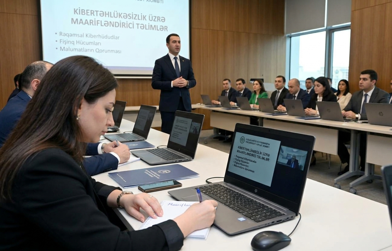 Kibertəhlükəsizlik üzrə növbəti maarifləndirici təlimlərə start verilib